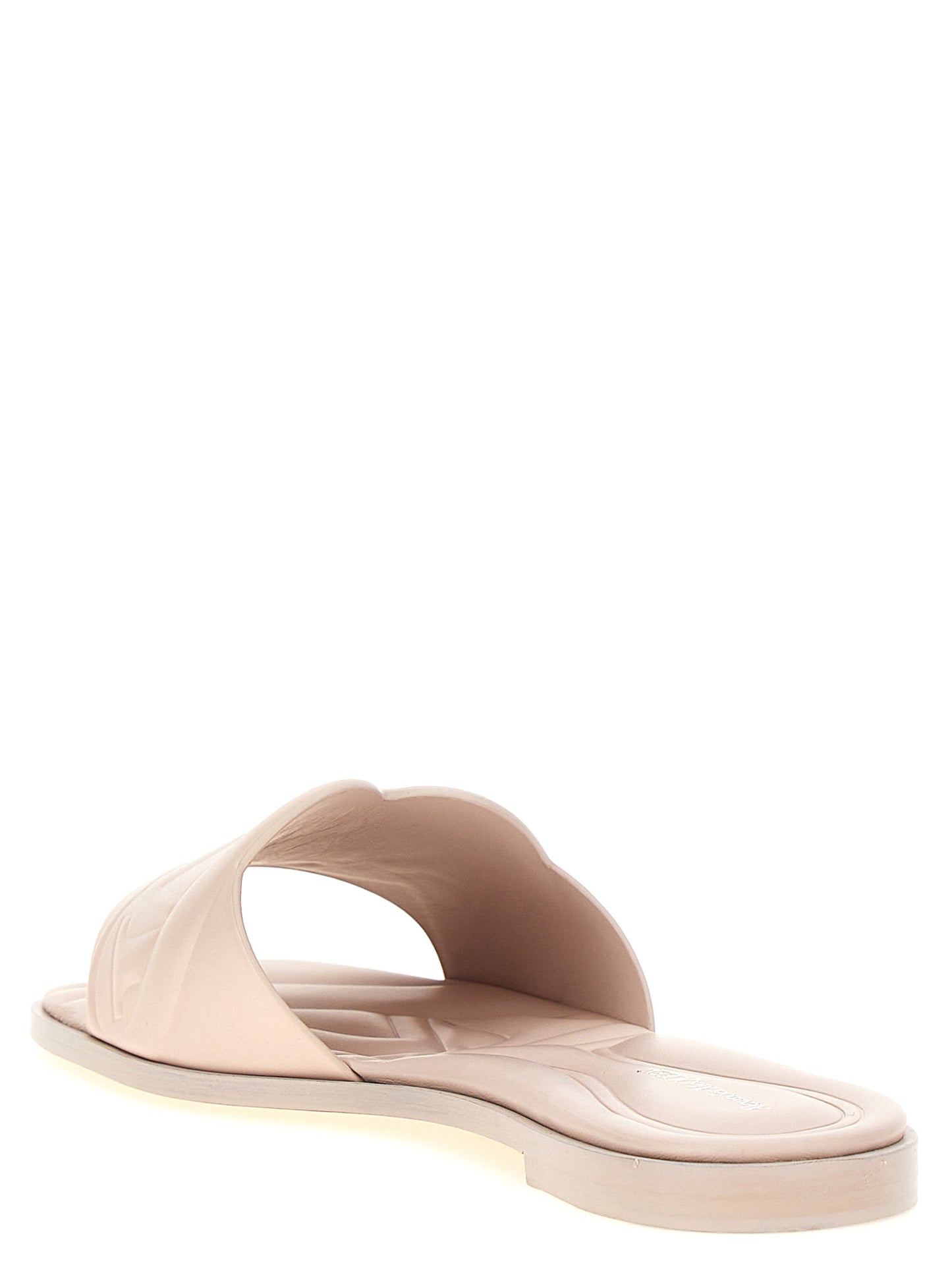 Alexander McQueen Multicolor Calfskin Slides