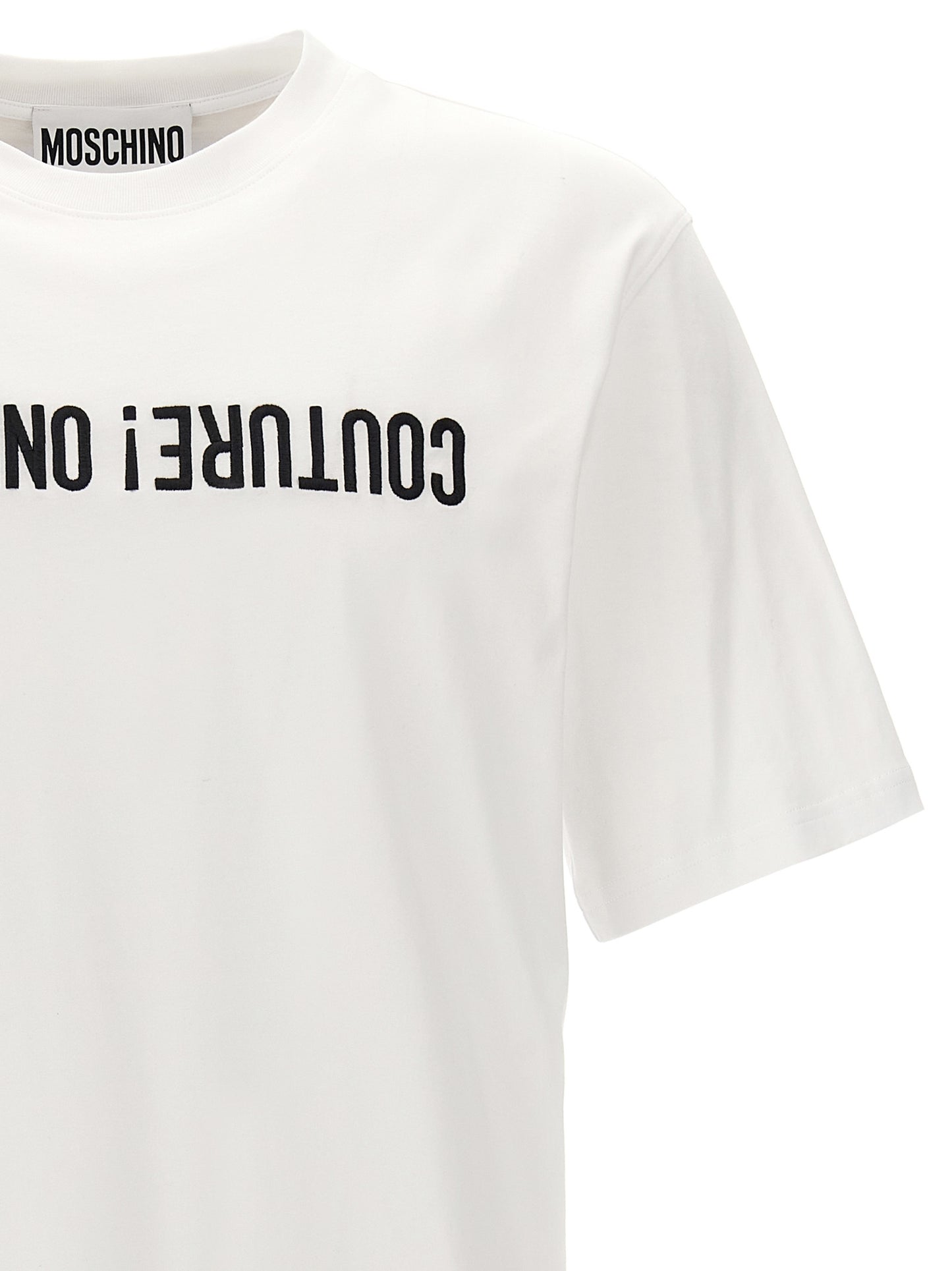 Moschino Bicolor Cotton T-Shirt