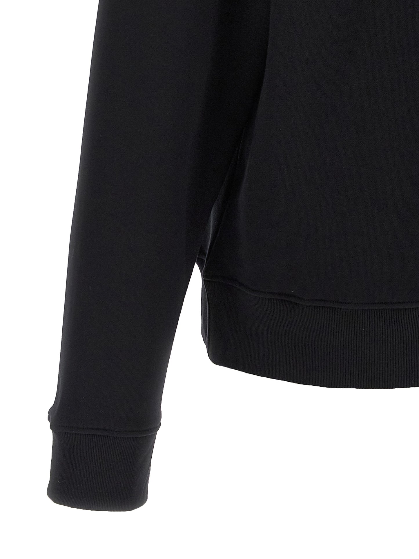 Black Cotton Sweatshirt