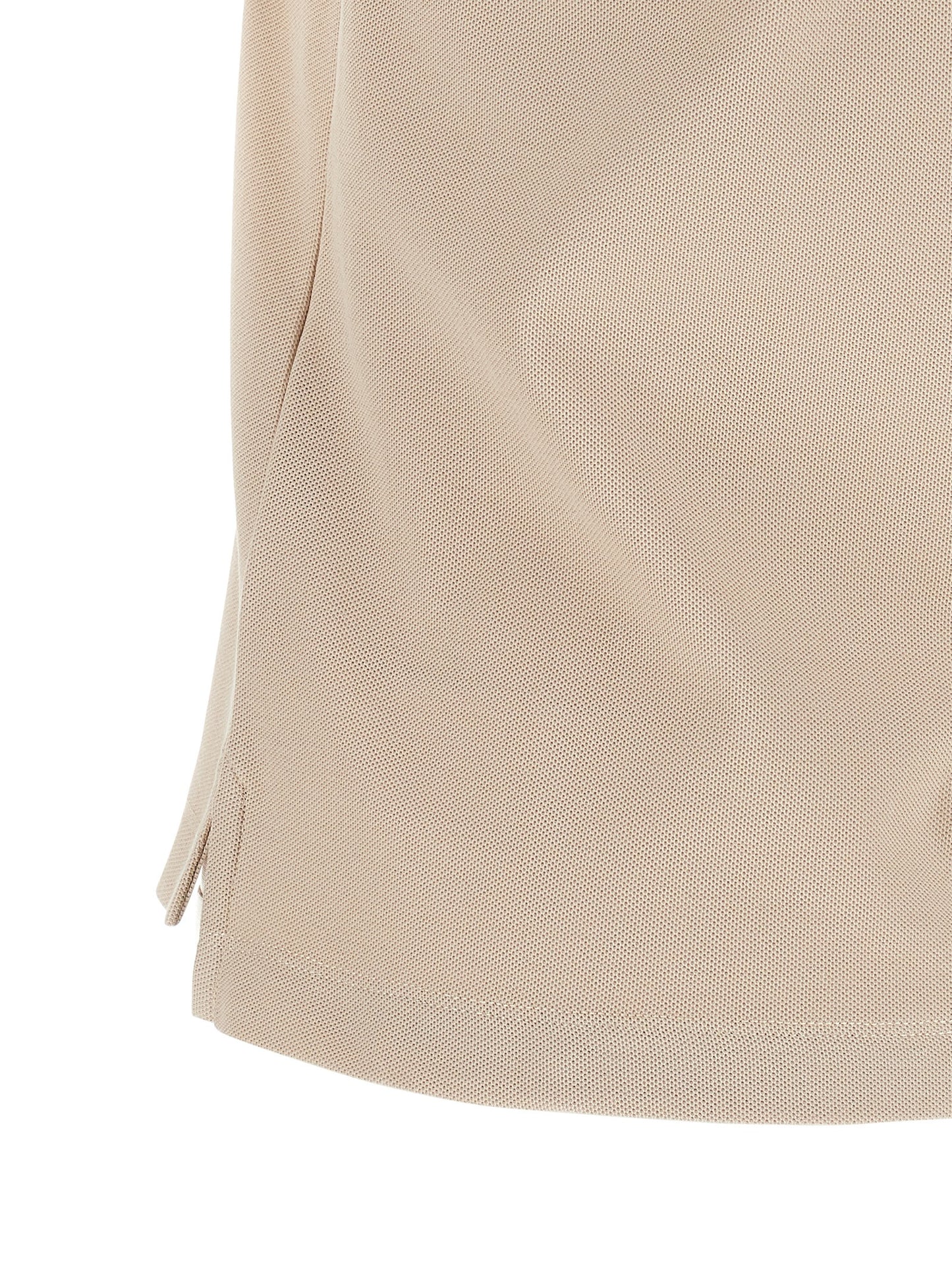 Beige Cotton Polo Shirt