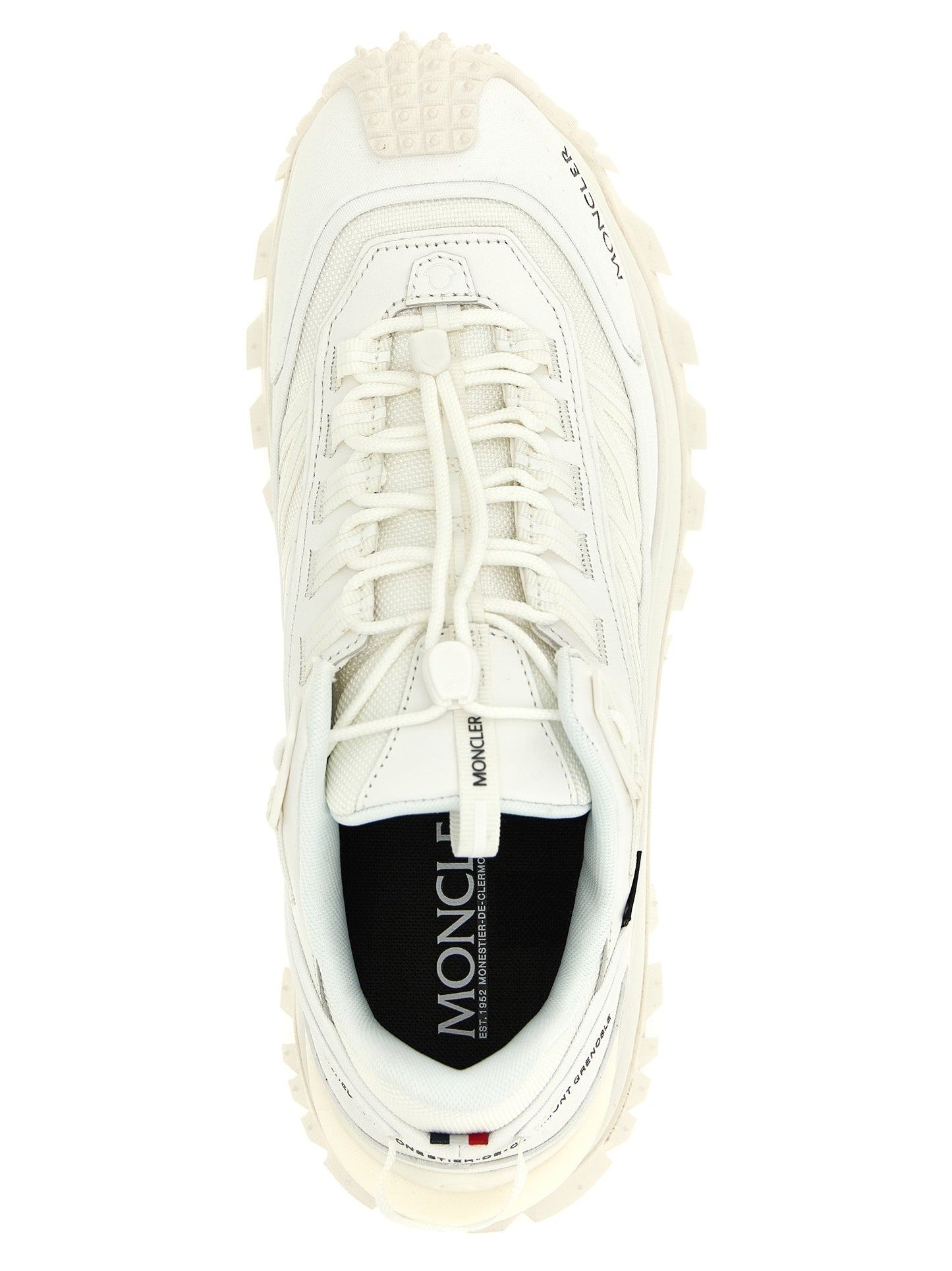 White Leather Athletic Sneakers