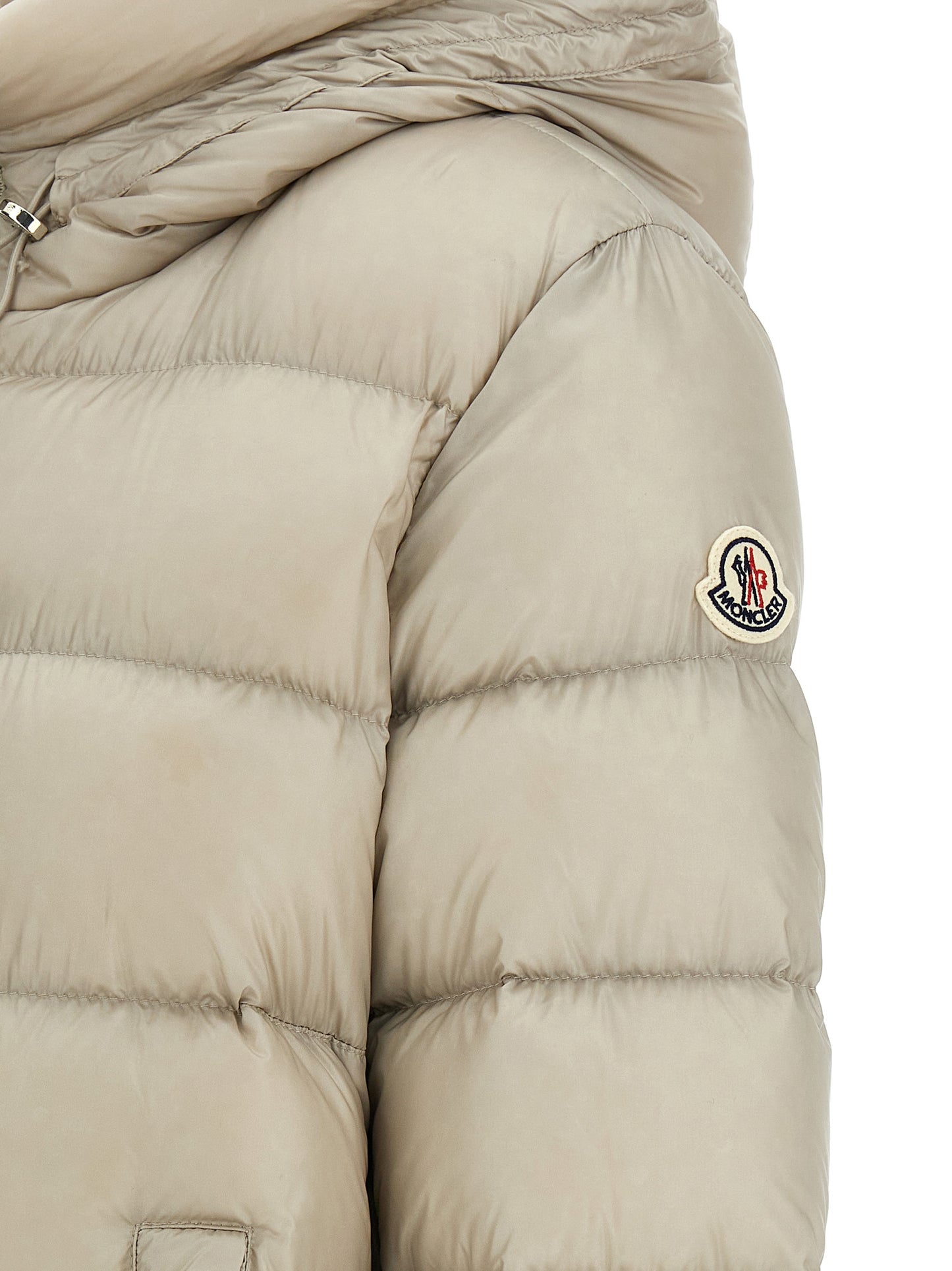 Moncler Beige Polyamide Full-Length Jacket