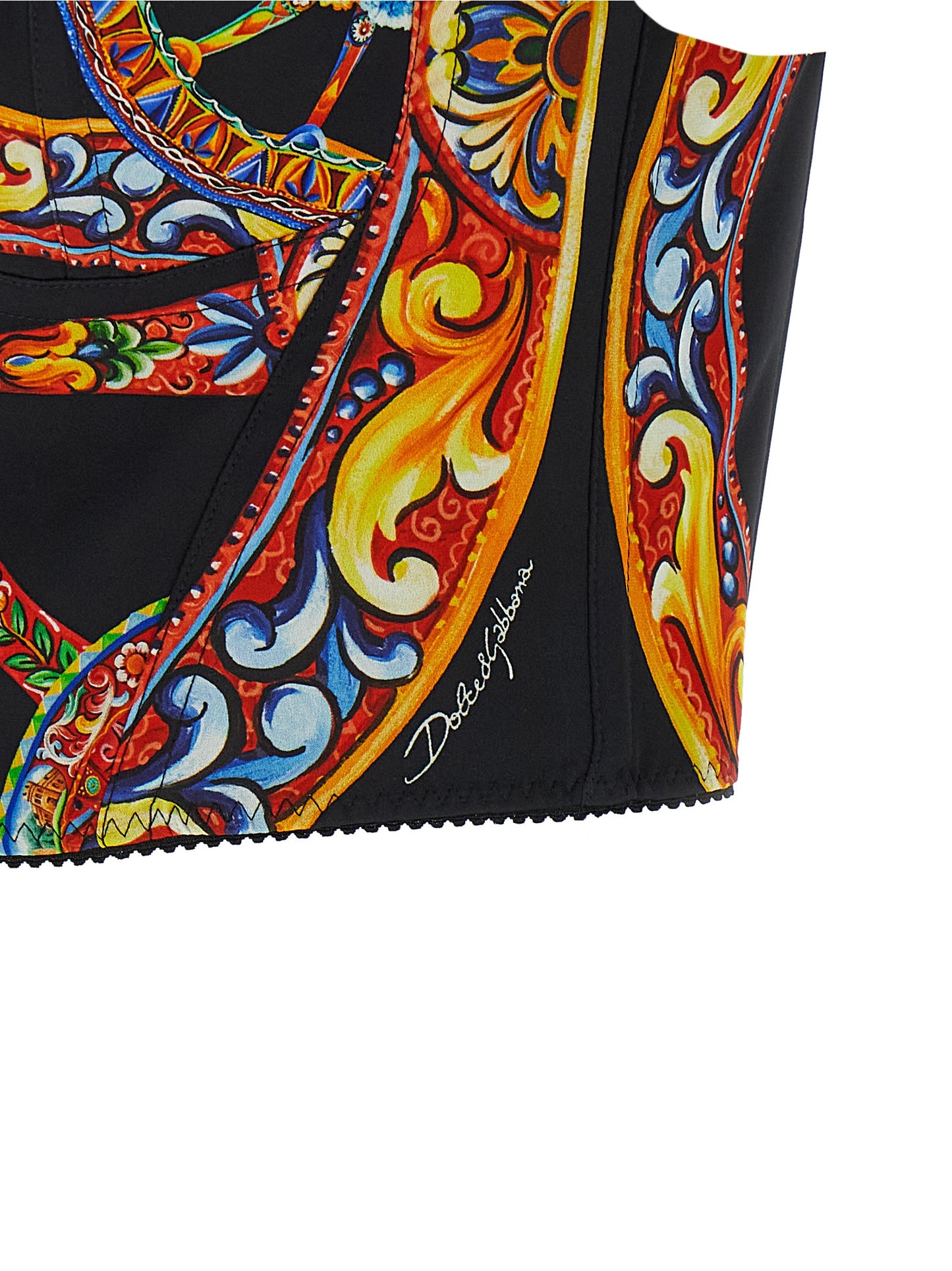 Dolce & Gabbana Multicolor Silk Tank Tops