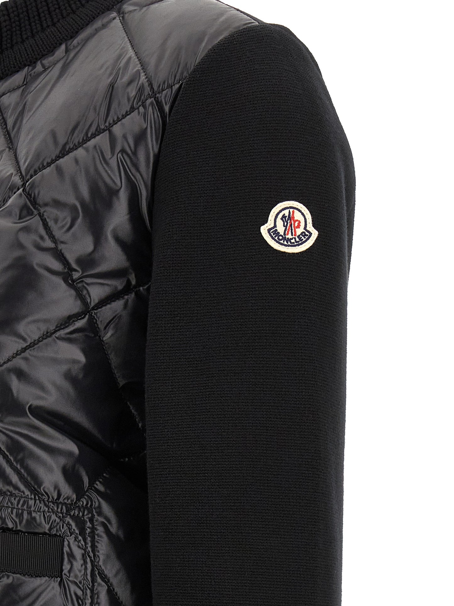 Moncler Black Polyamide Cardigan