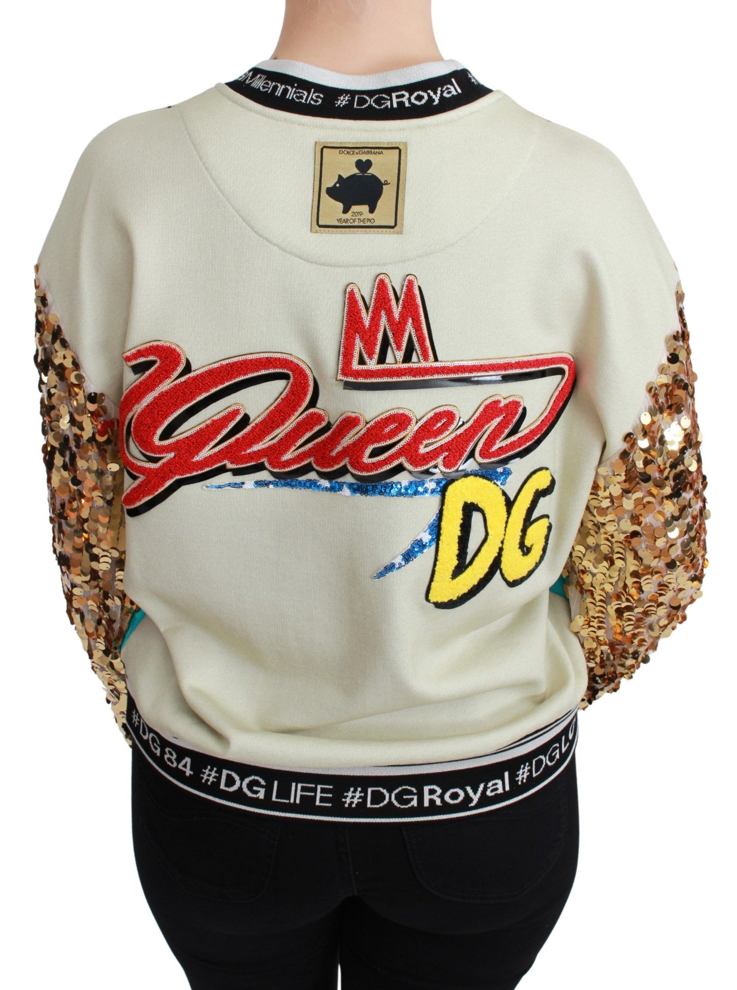 Year of the Pig Sequined Top Sweater