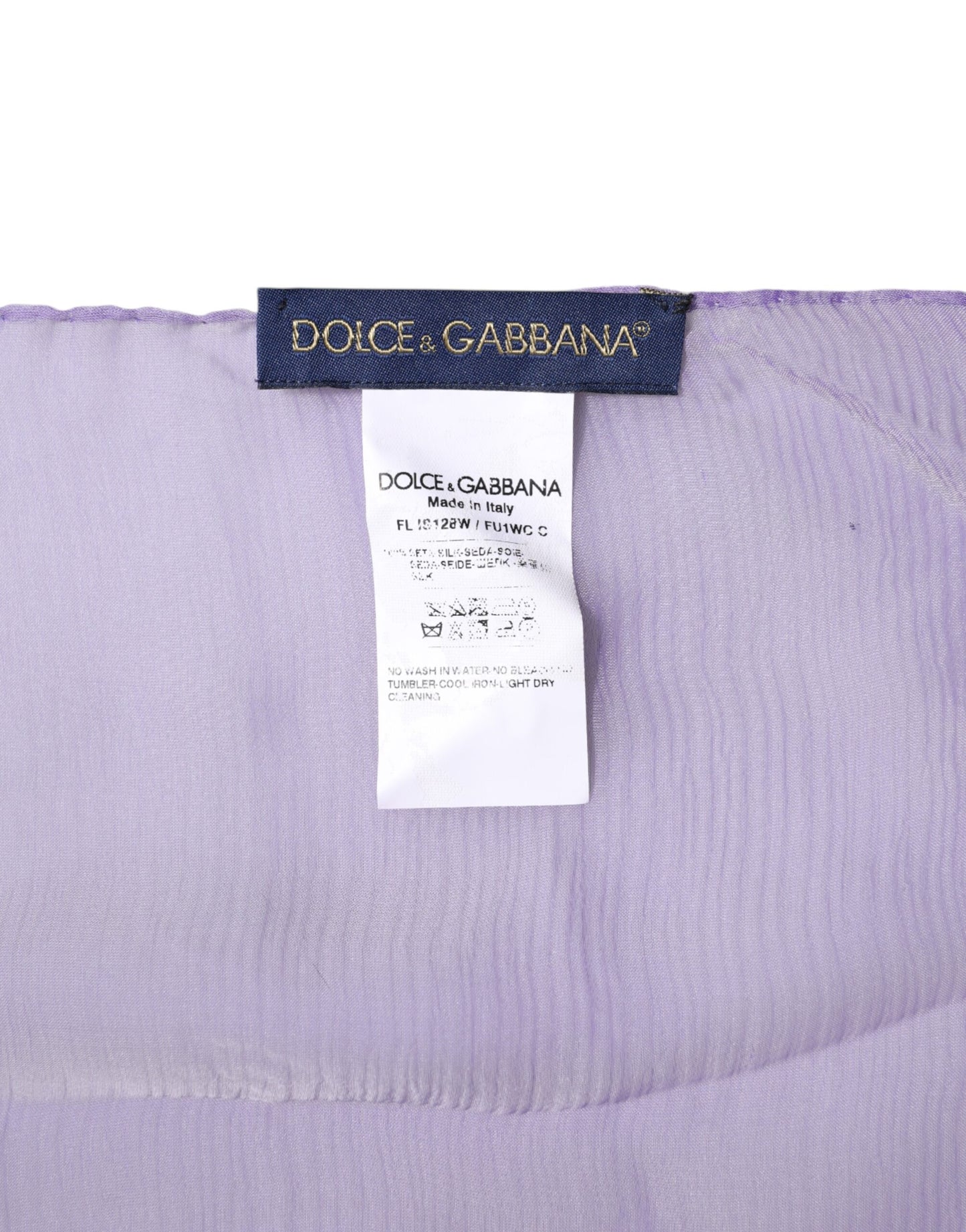 Purple Silk Rectangle Wrap Shawl Scarf