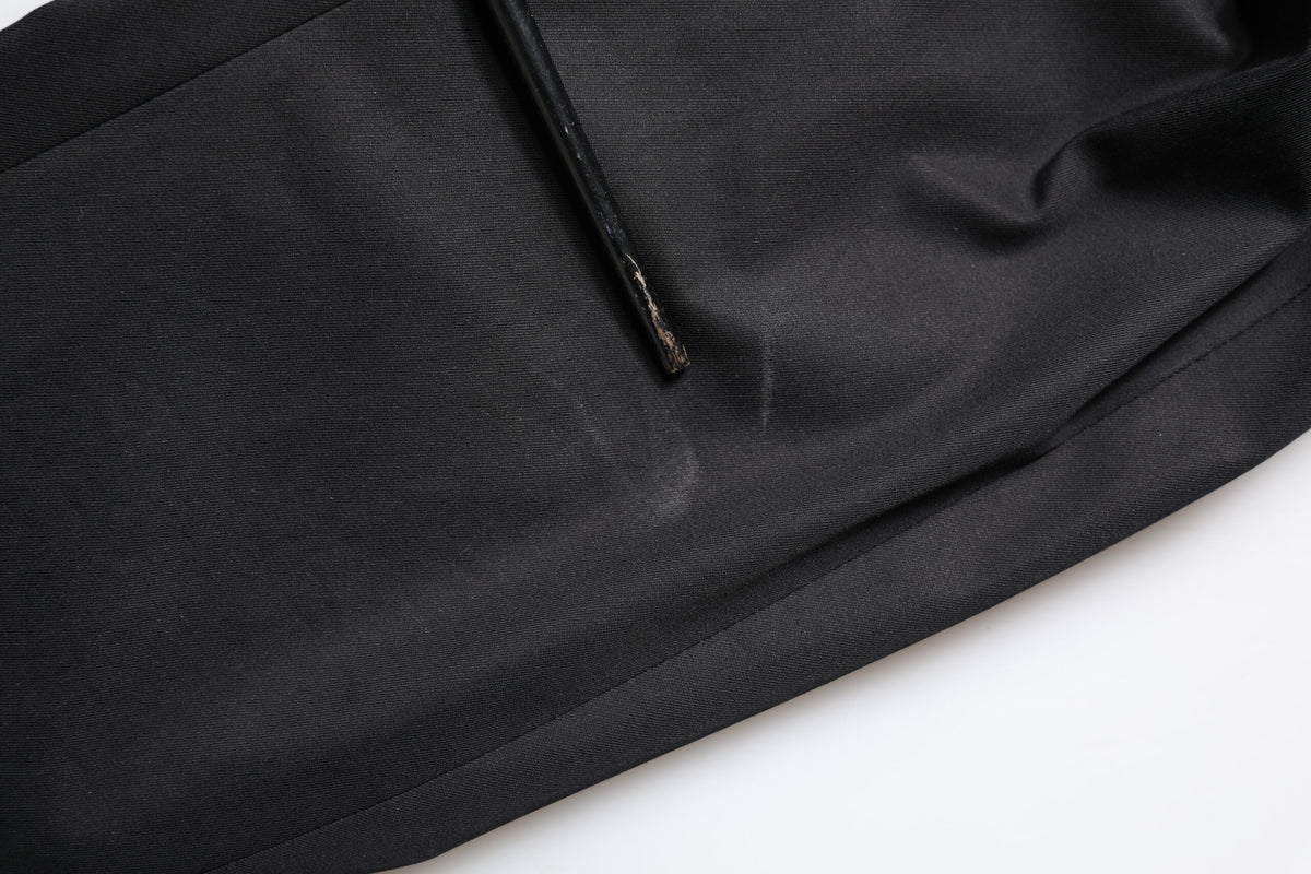 Dolce & Gabbana Black Cotton Single Breasted Men Coat Blazer