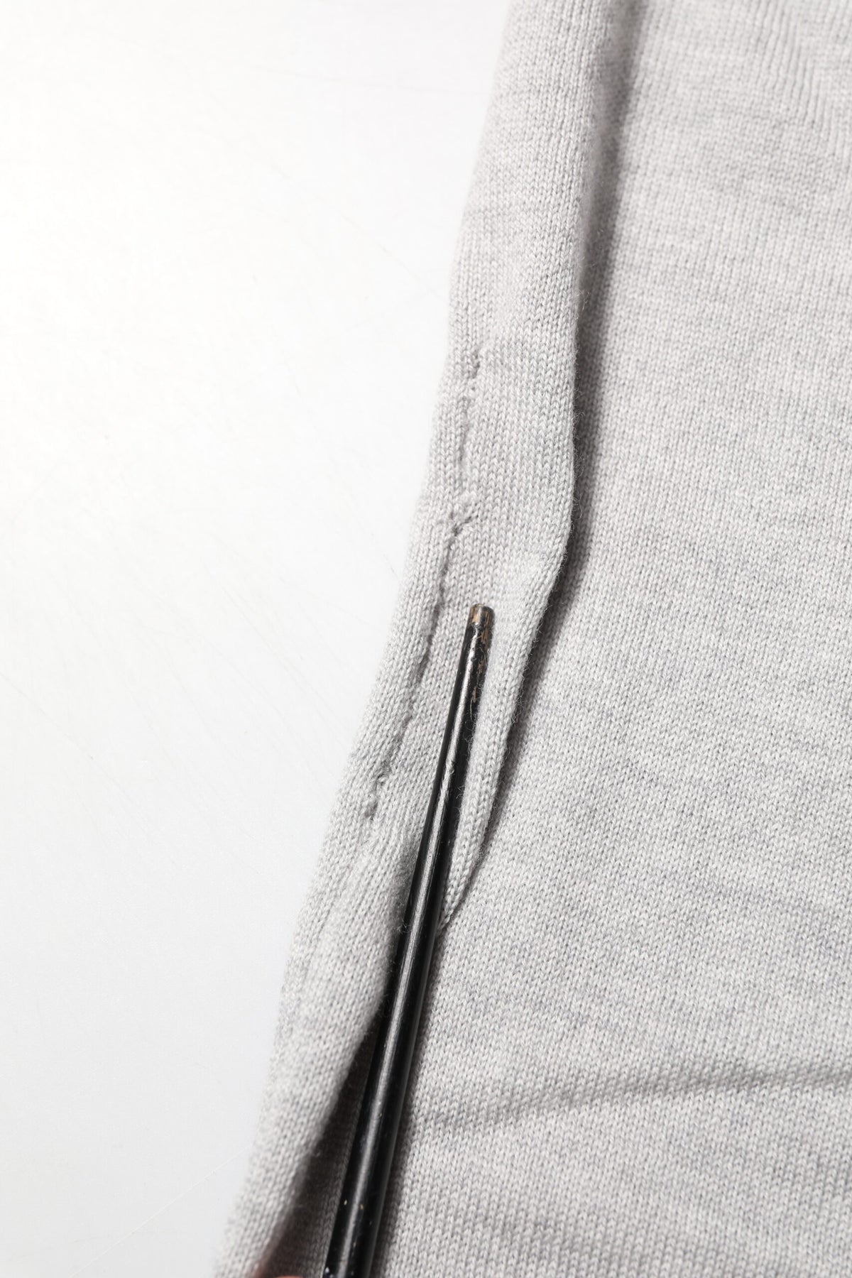 Dolce & Gabbana Gray Wool Knit Logo V-Neck Pullover Sweater