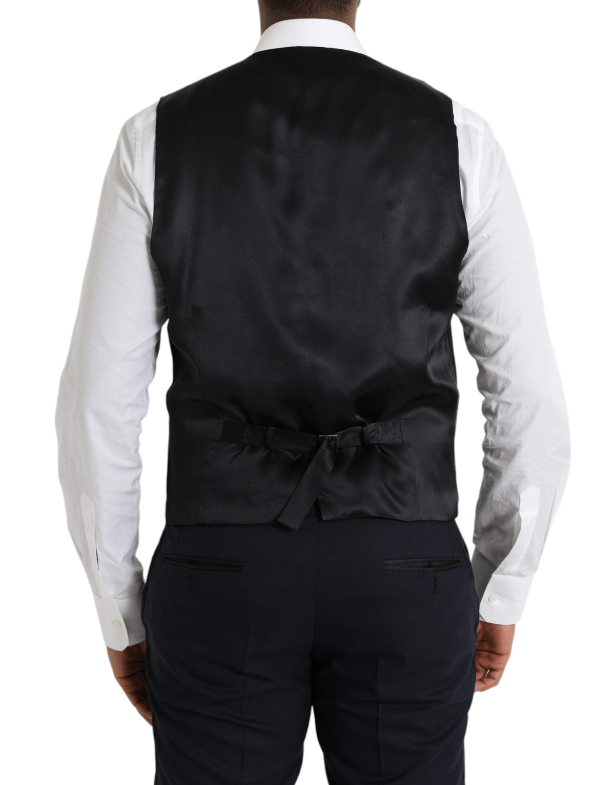 Dolce & Gabbana Blue Wool MARTINI 1 Button Men 3 Piece Suit