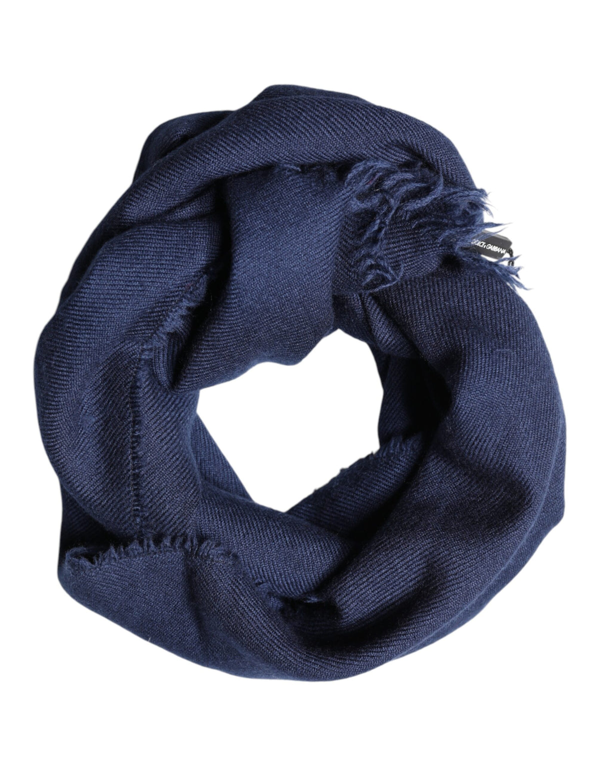 Dolce & Gabbana Scarf Blue Cashmere Neck Wrap Shawl Men