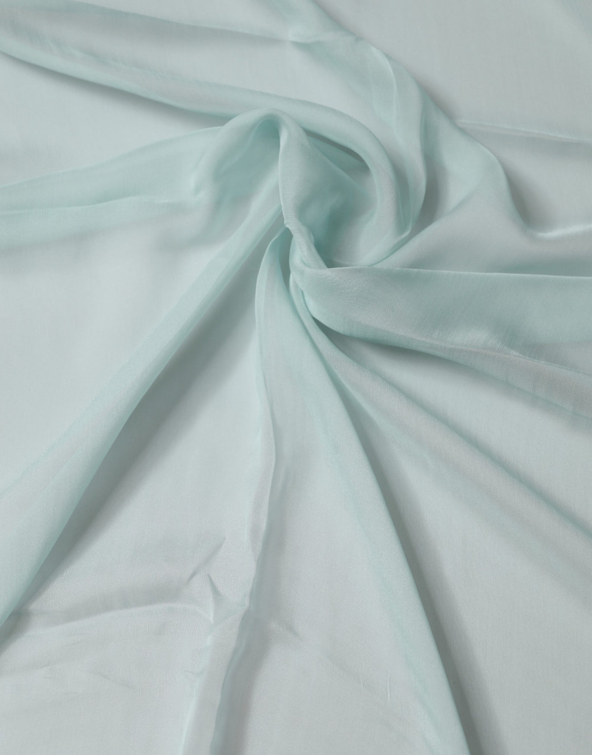 Dolce & Gabbana Light Teal Silk Stole Neck Wrap Shawl Scarf