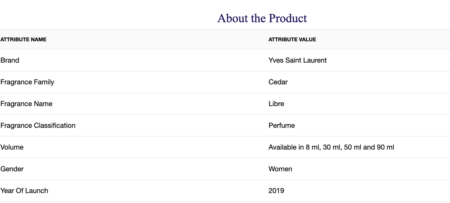 Libre Perfume By Yves Saint Laurent for Women