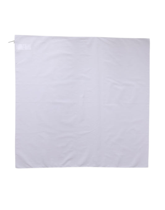 White Cotton Wrap Square Shawl Stole 71cm x 70cm  Scarf