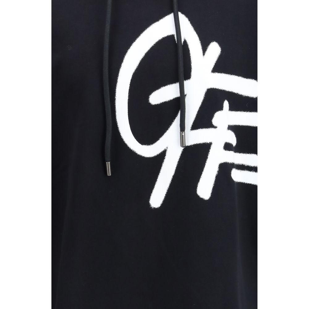 Black Cotton Sweatshirt