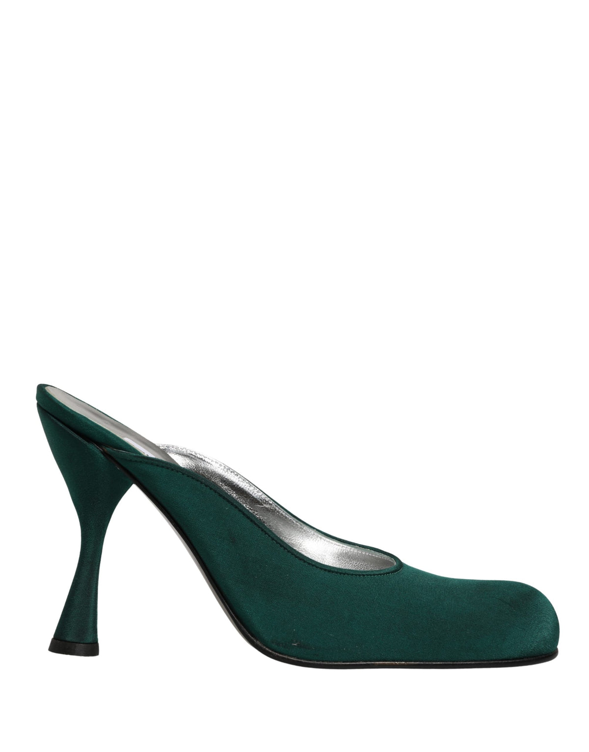 Dolce & Gabbana Green Suede Leather High Heel Pumps Shoes