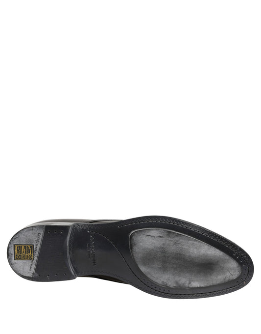 Dress Black Leather Lace Up Derby Men Shoes
