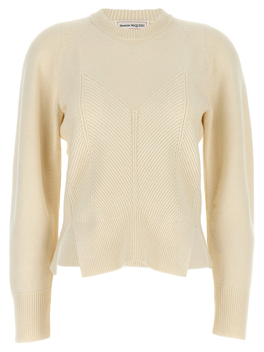 White Wool Cardigan