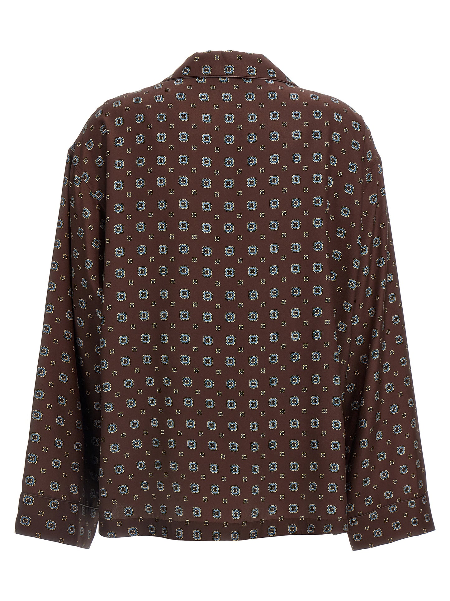 Brown Silk Blouse