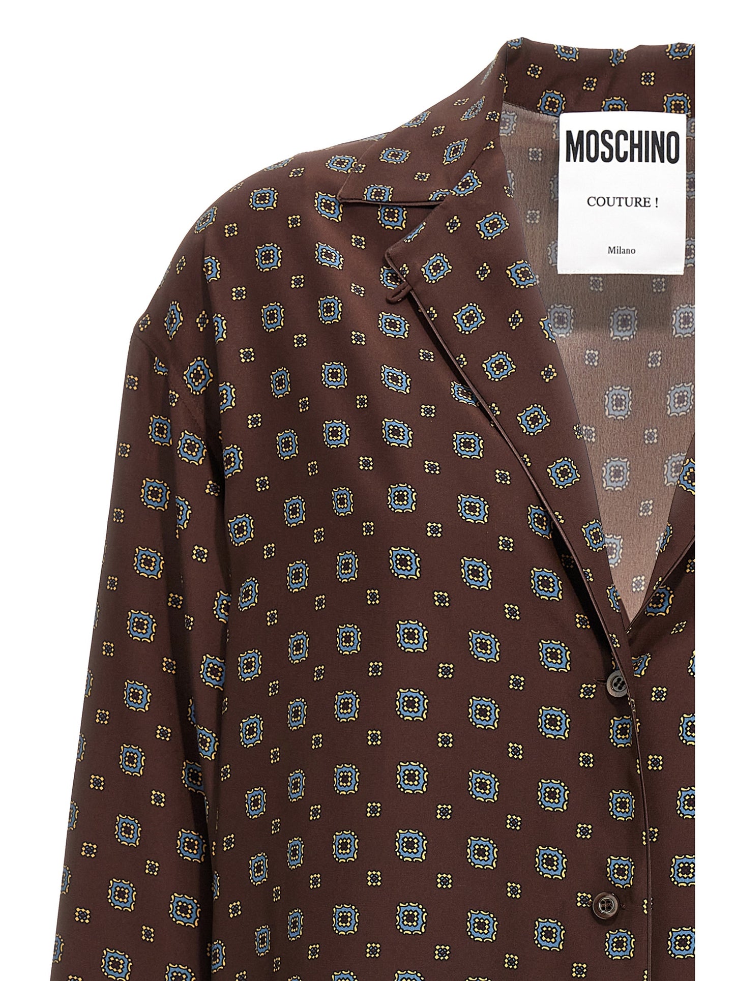 Brown Silk Blouse