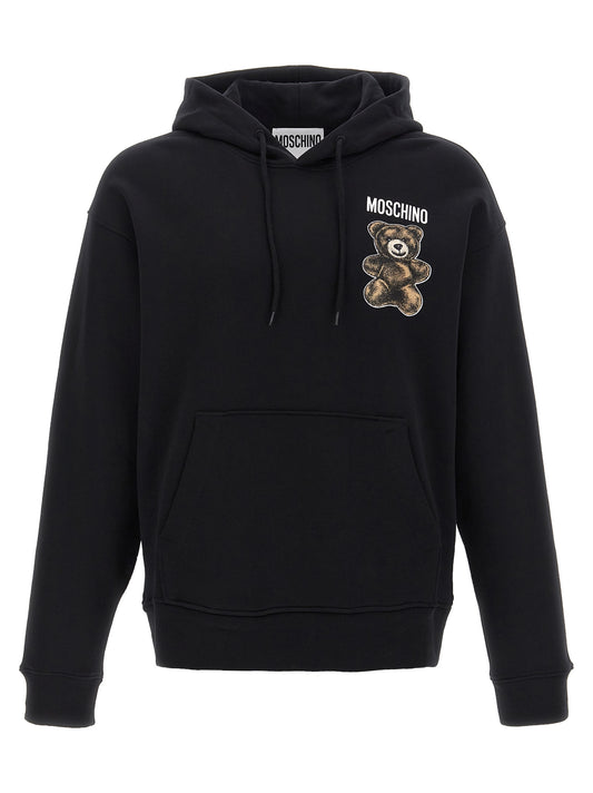 Black Cotton Sweatshirt