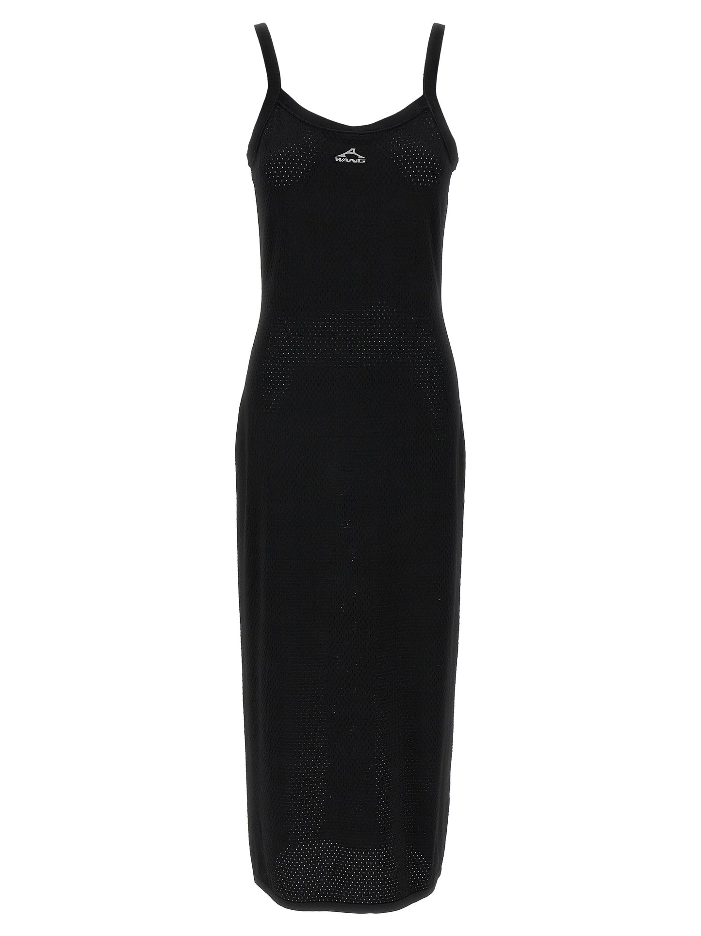 Black Viscose Midi Dress