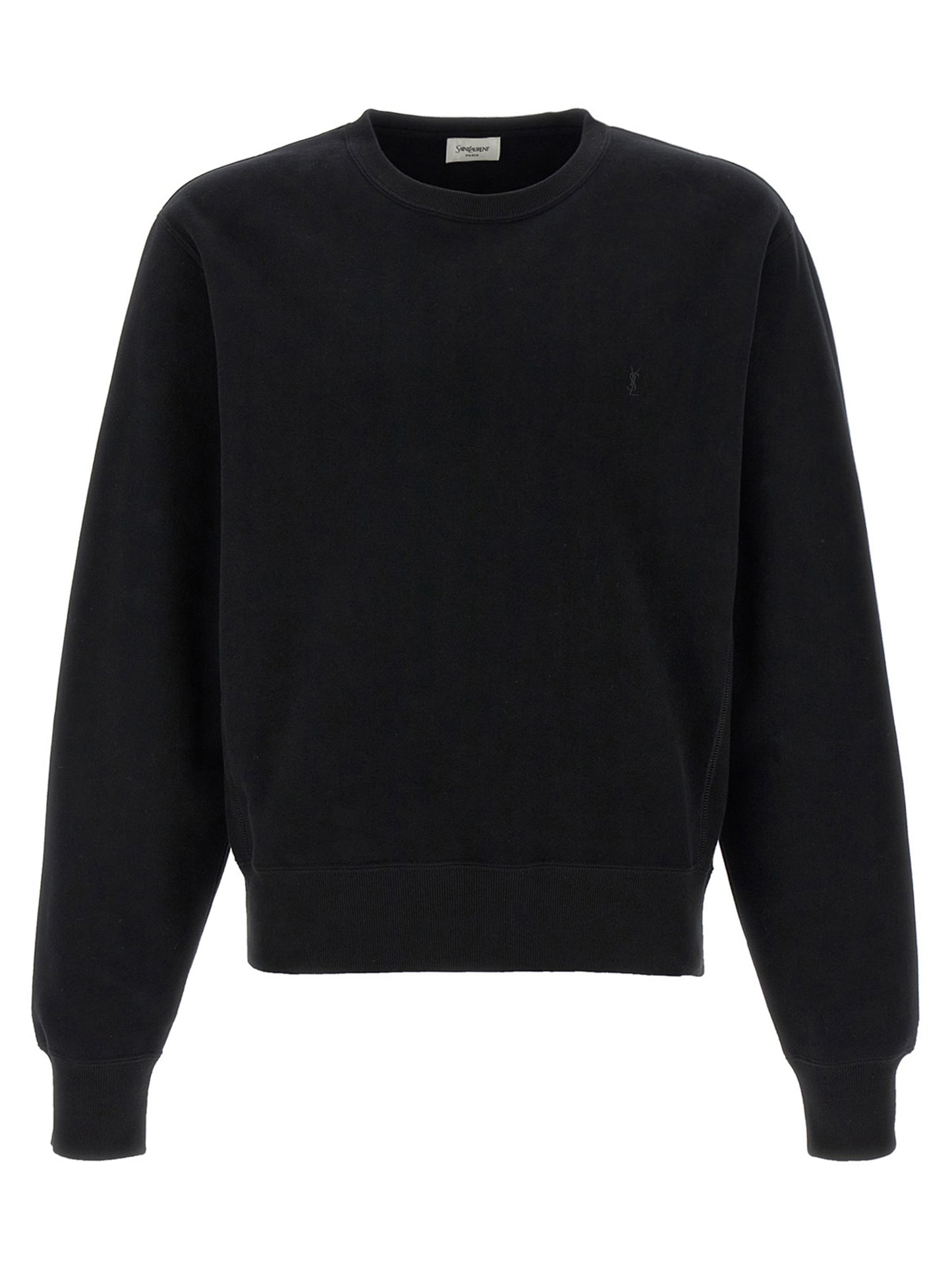 Black Cotton Sweatshirt