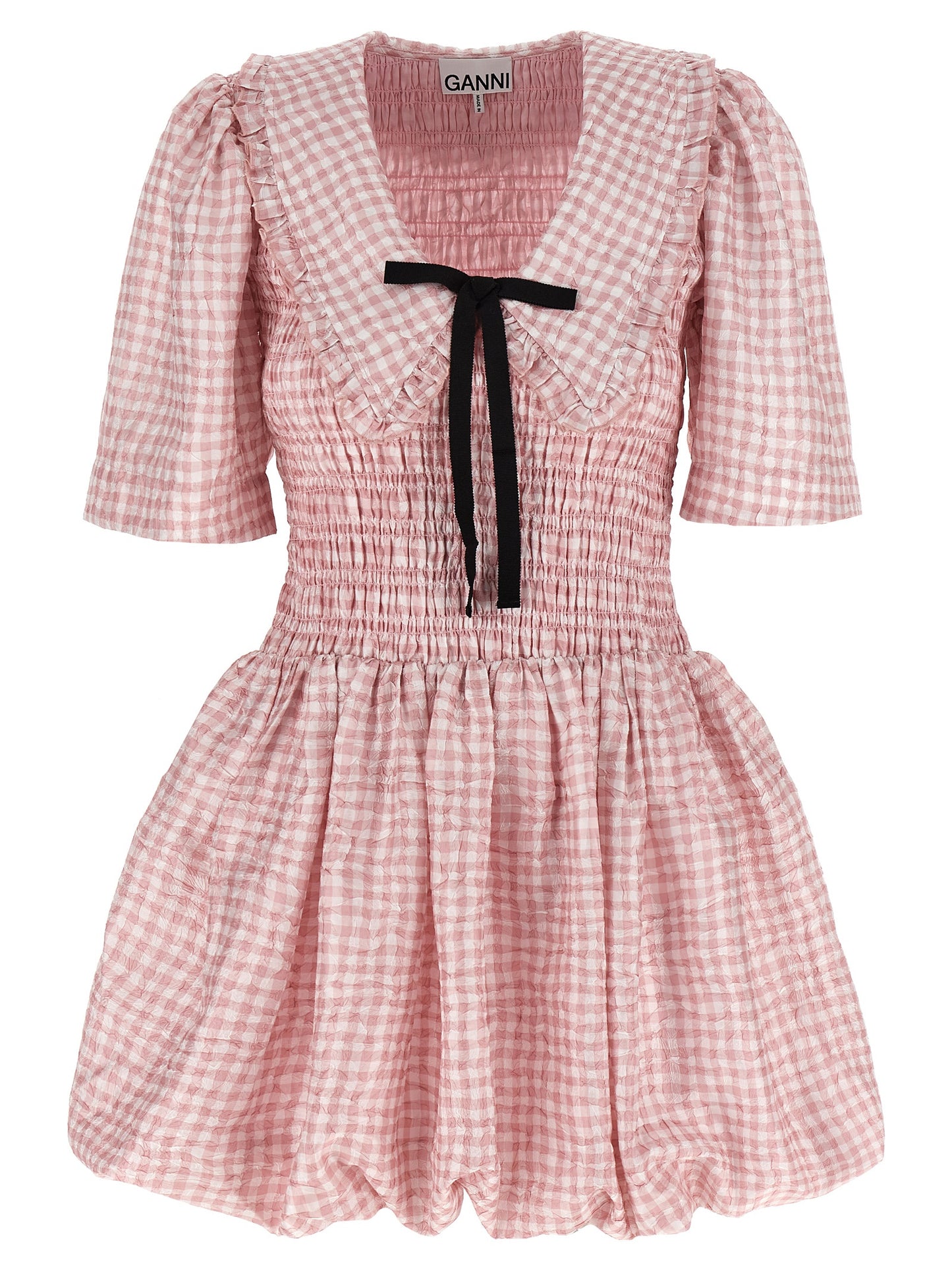 Multicolor Polyester Short Dress