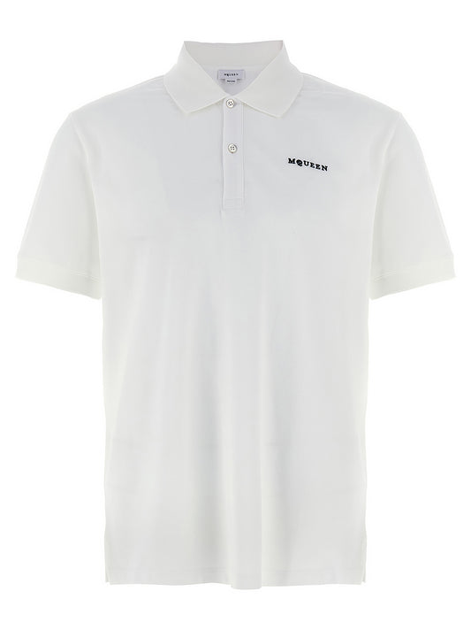 Bicolor Cotton Polo Shirt