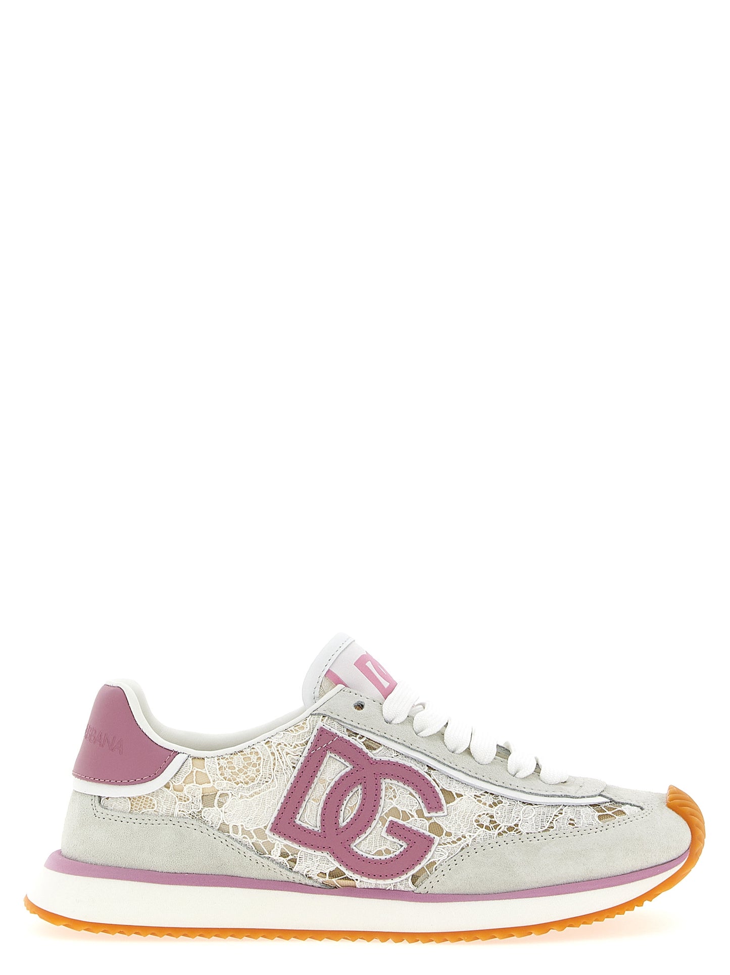 Multicolor Leather Athletic Sneakers