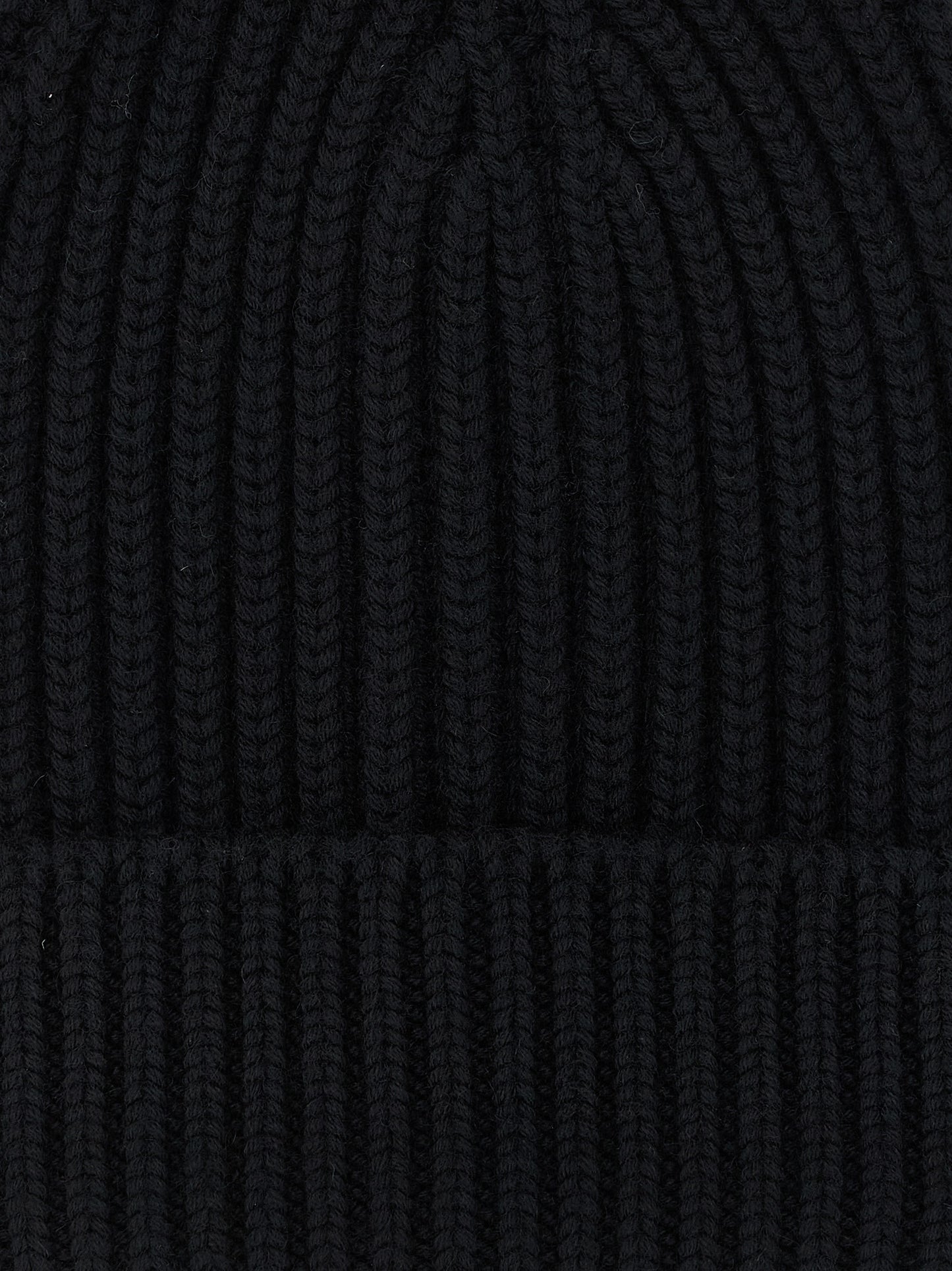 Black Wool Beanie