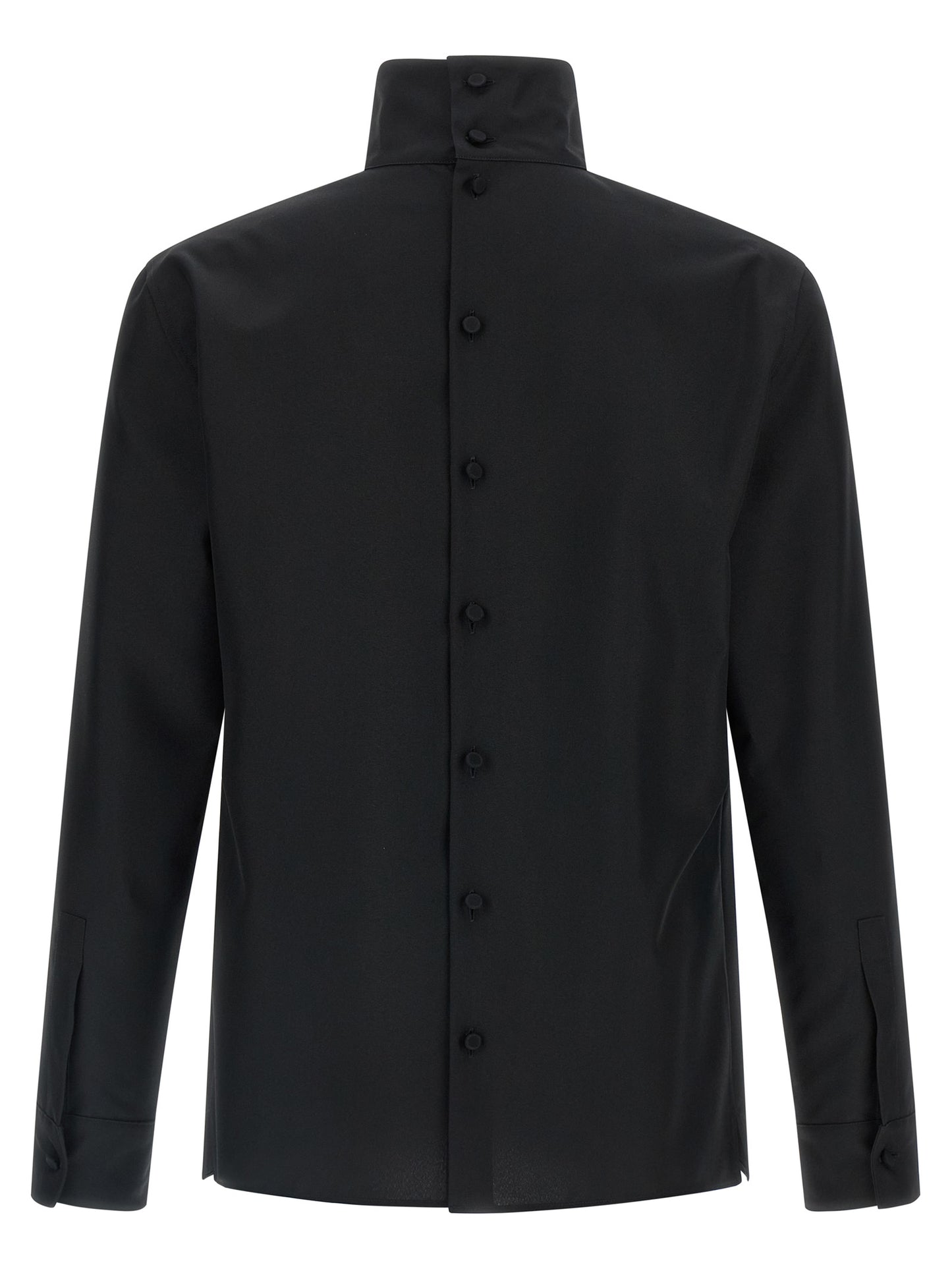 Black Polyester Blouse