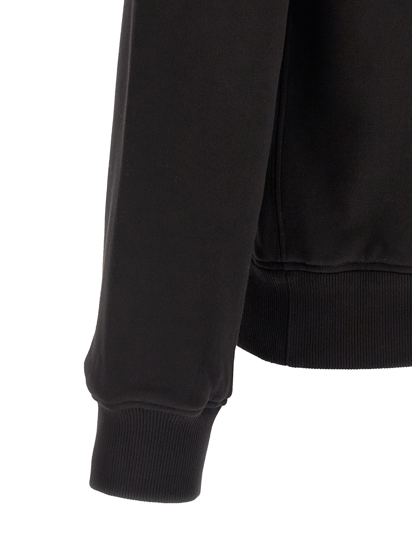Black Cotton Sweatshirt