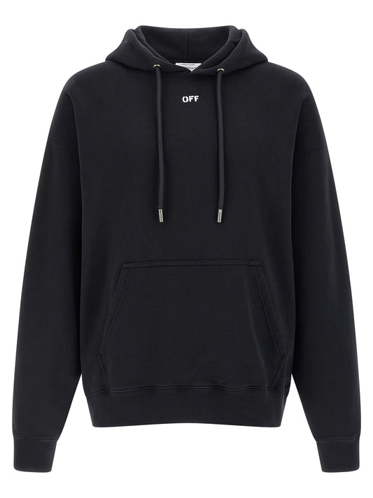 Black Cotton Sweatshirt