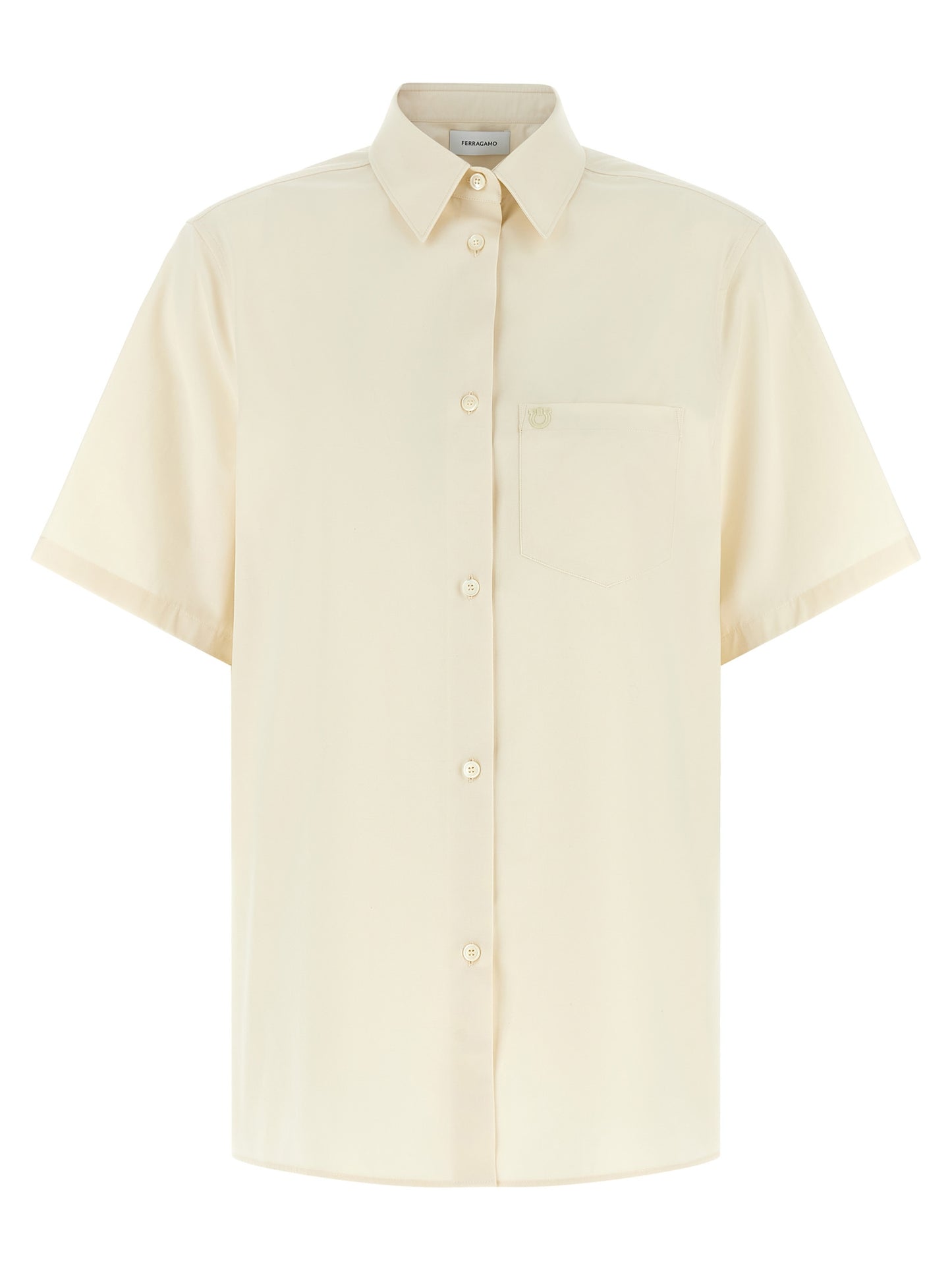 Beige Cotton Blouse