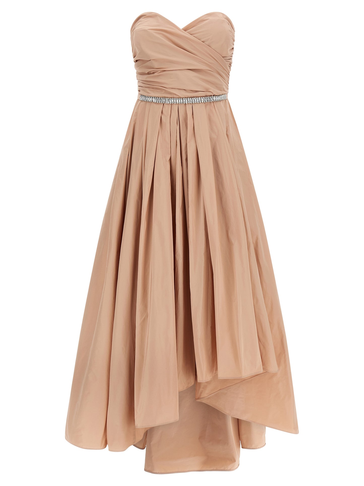 Multicolor Polyester Long Dress