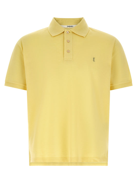 Bicolor Cotton Polo Shirt