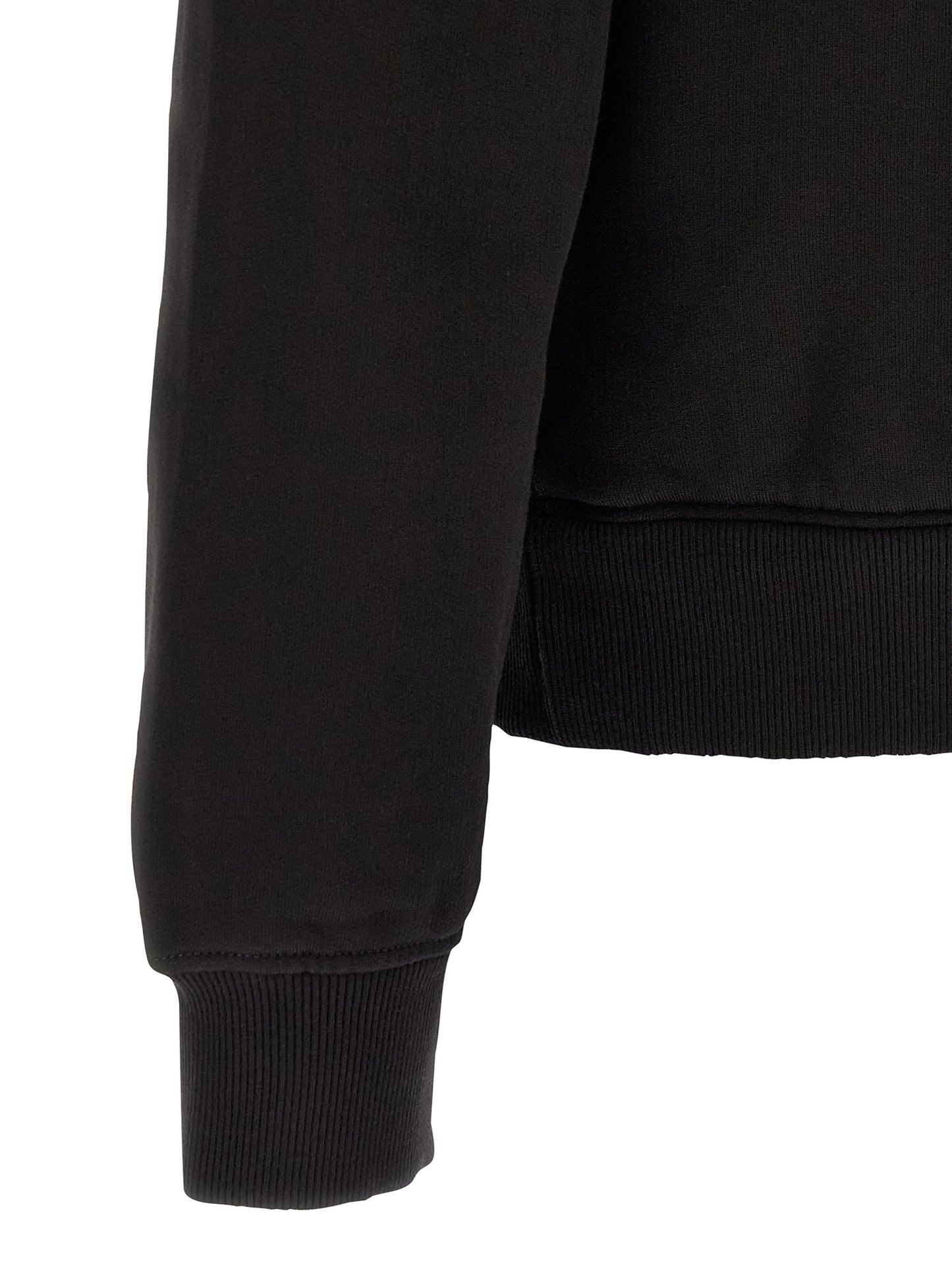Black Cotton Sweatshirt