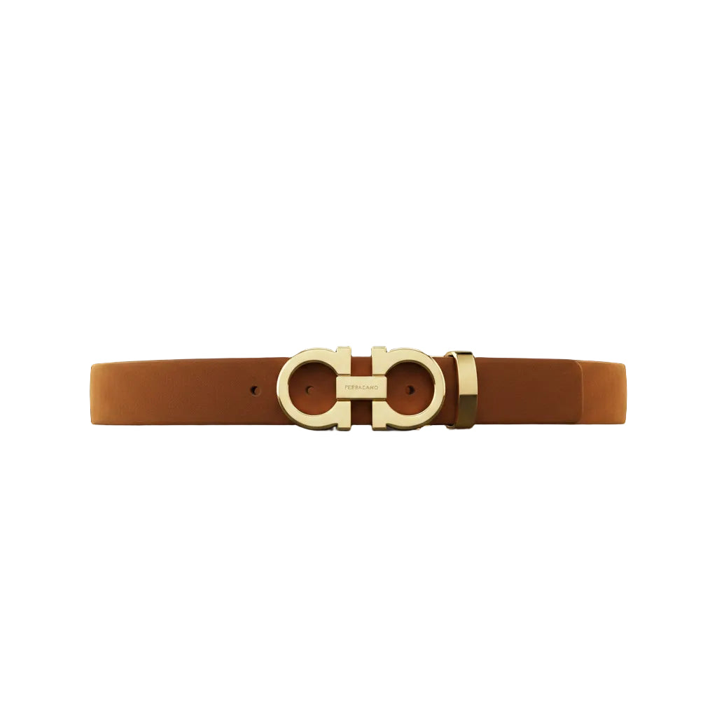 Ferragamo Brown Calfskin Regular Belt