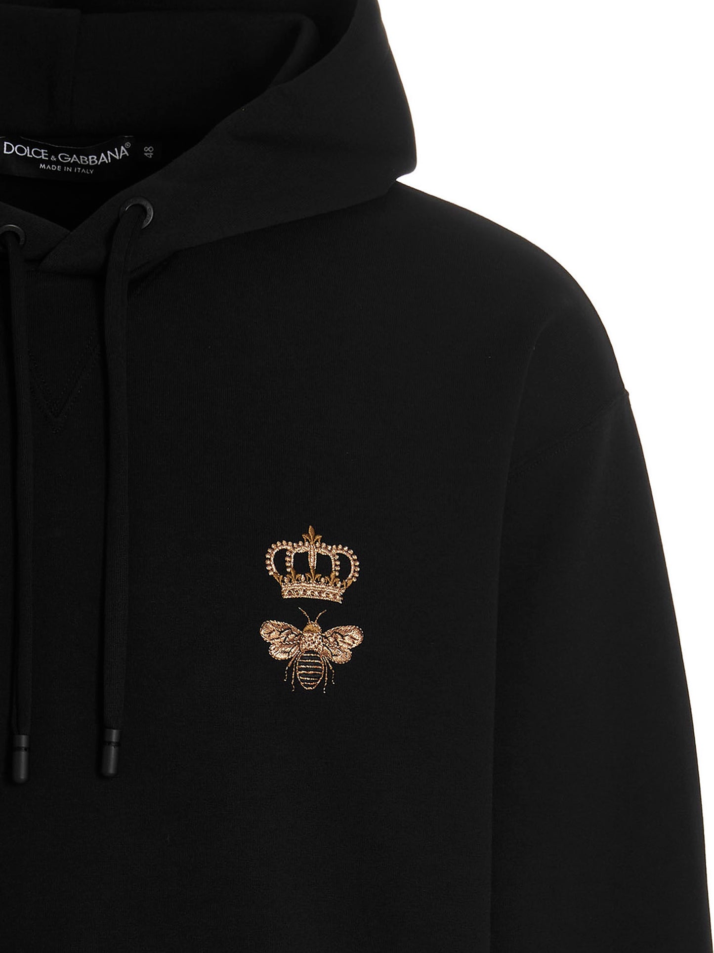 Black Cotton Sweatshirt