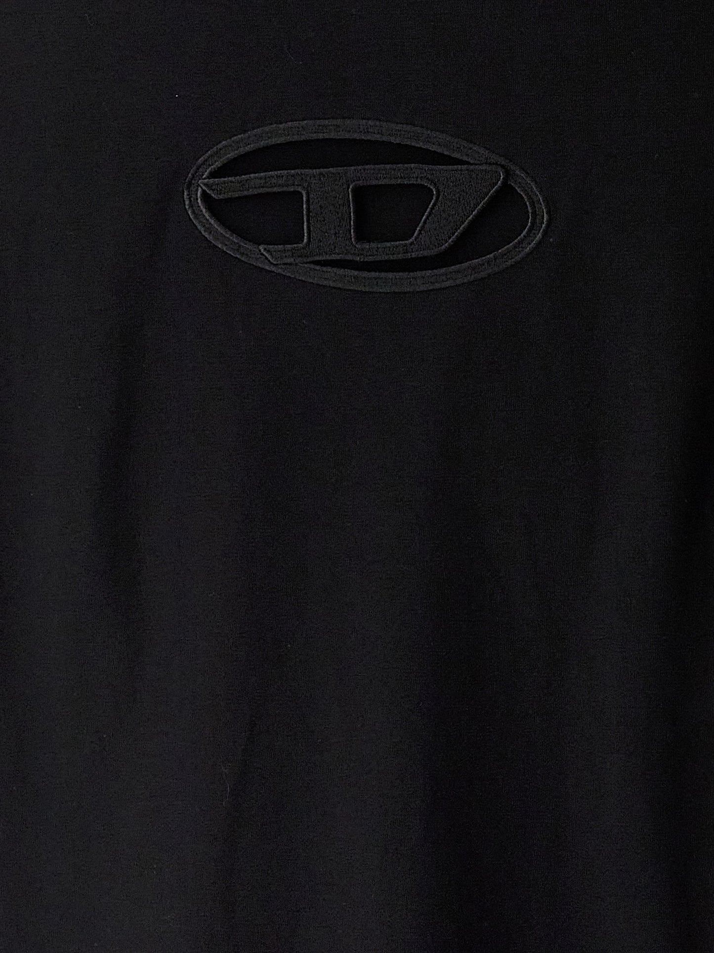 Black Cotton Short Dress