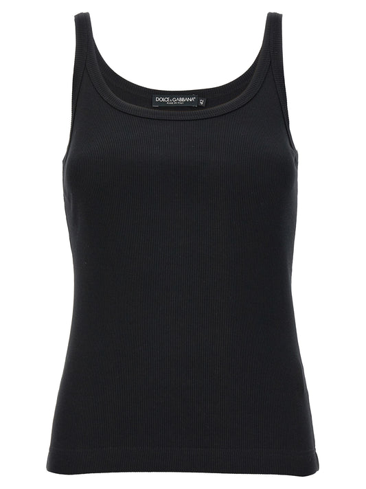 Black Cotton Tank Tops