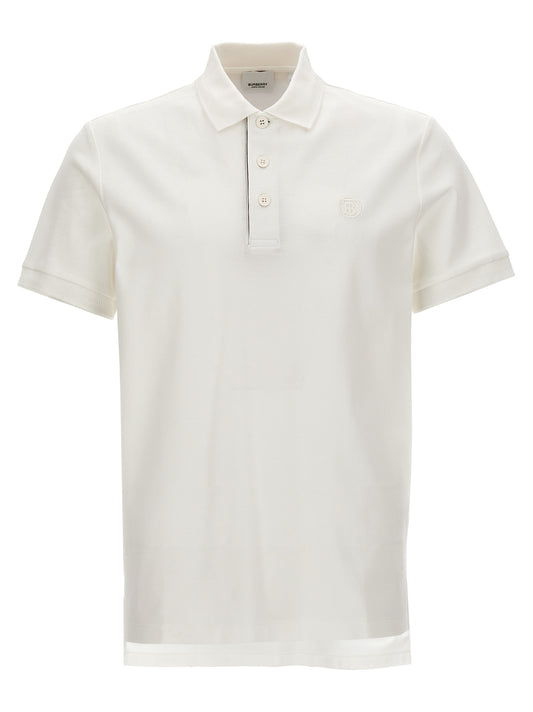 White Cotton Polo Shirt