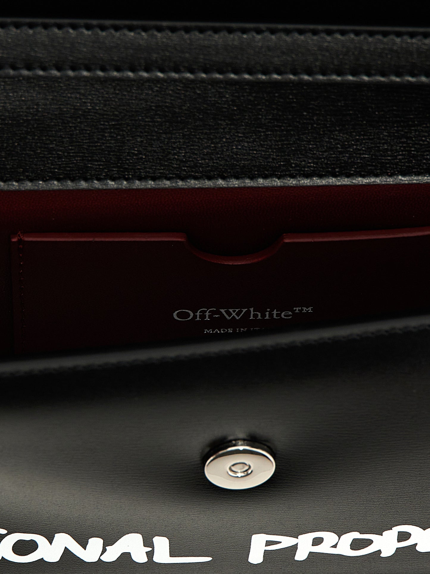 Bicolor Calfskin Shoulder Bag