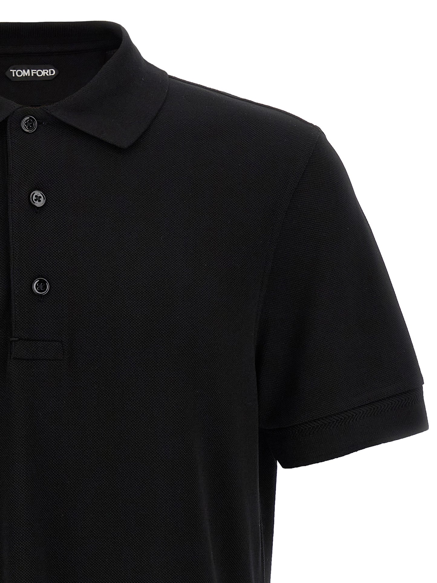 Black Lyocell Polo Shirt