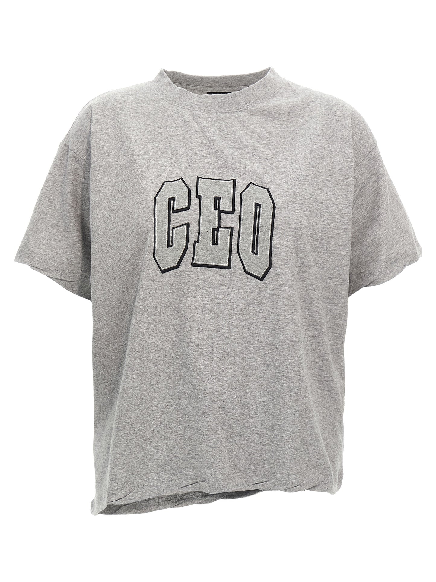 Gray Cotton T-Shirt