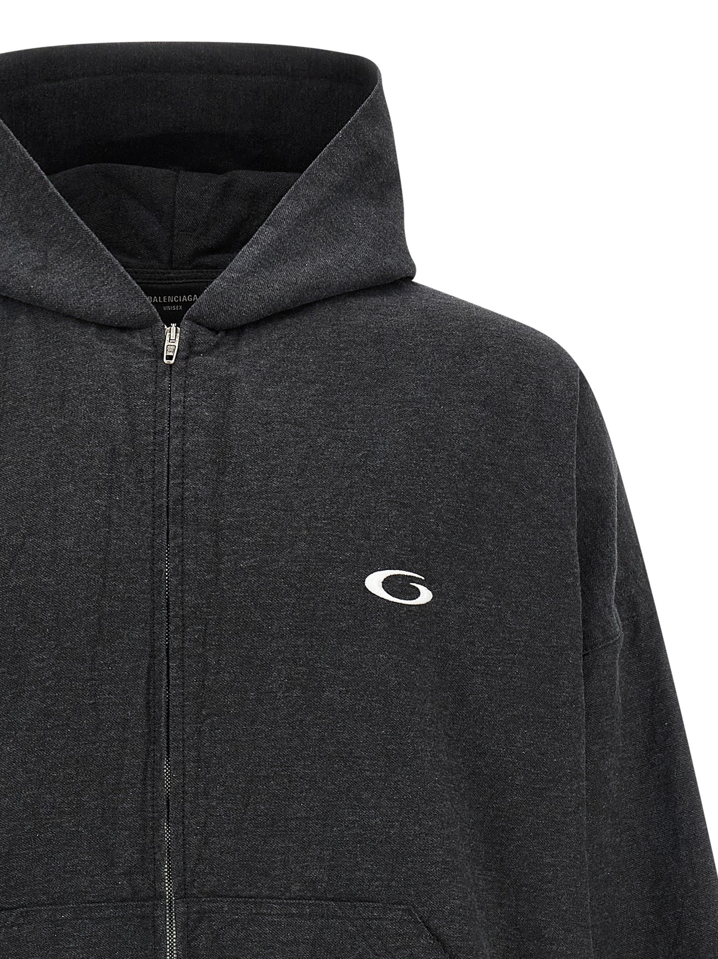 Balenciaga Gray Cotton Sweatshirt