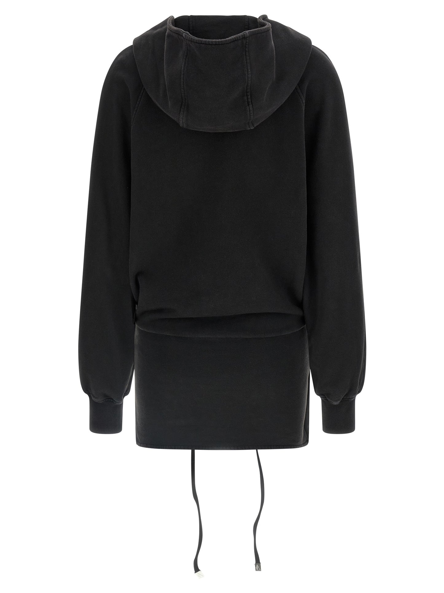 Black Cotton Short Dress