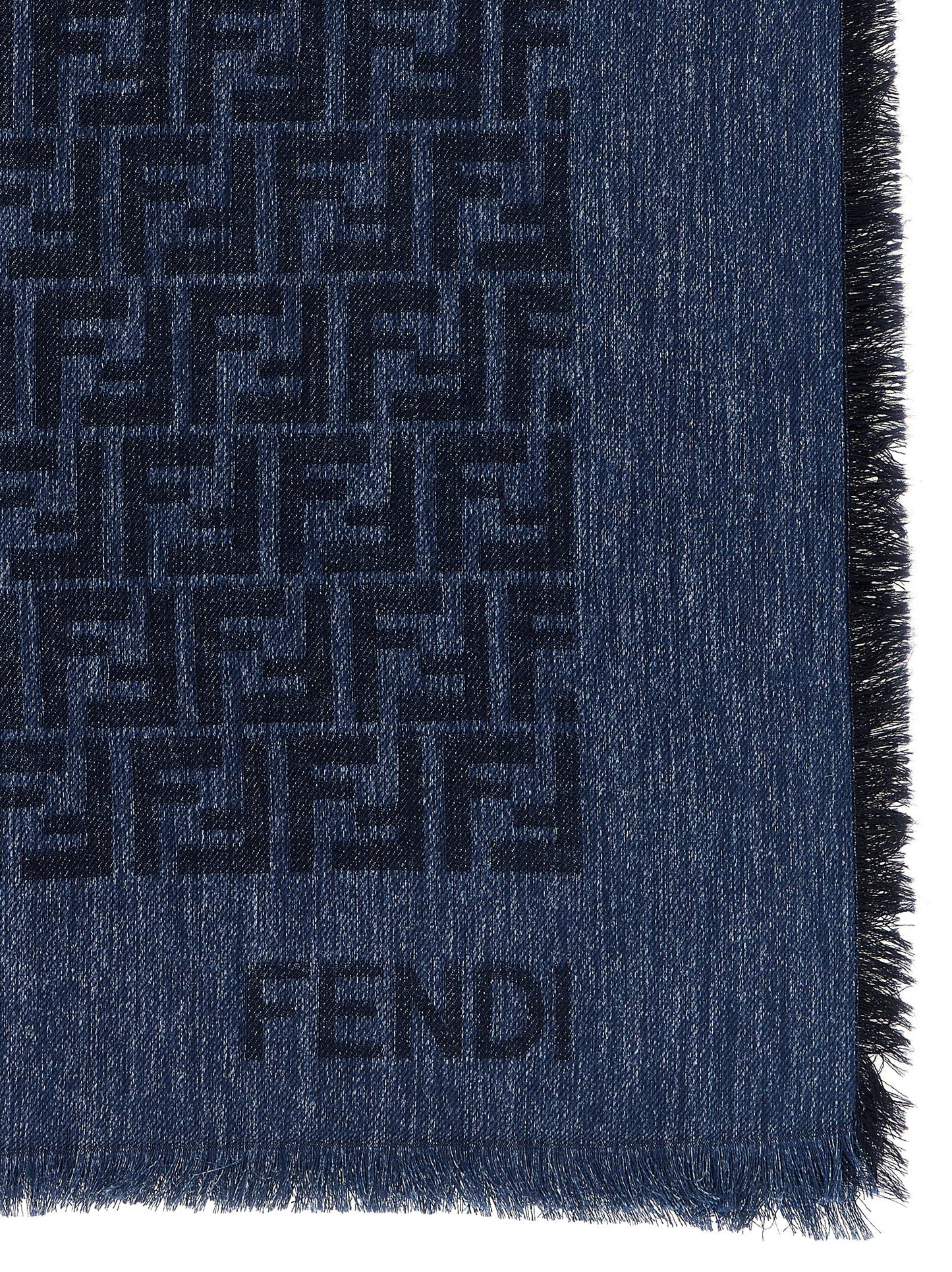 Blue Cotton Scarf