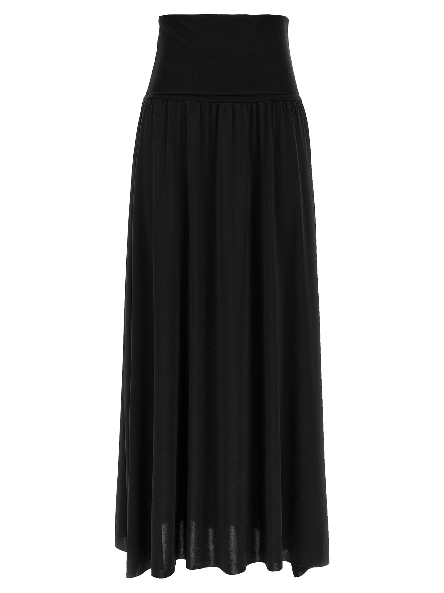 Black Polyamide Long Dress
