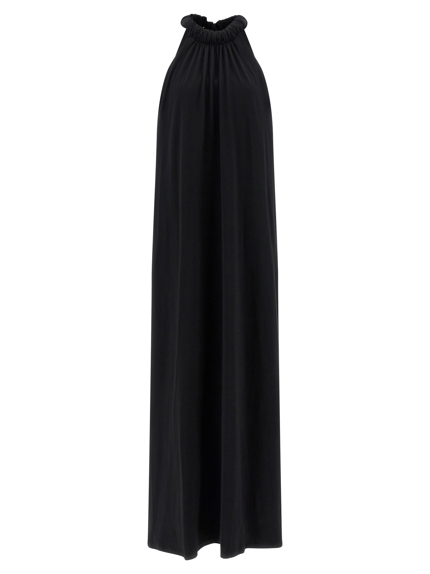 Black Cotton Long Dress